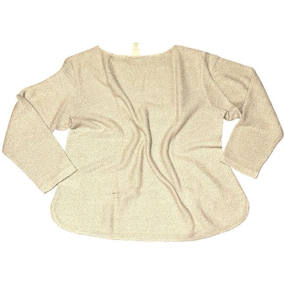 Sweaters Bundle Size L XL Orange White Striped Women's Pullover Winter Fall Cozy - Picture 4 of 9